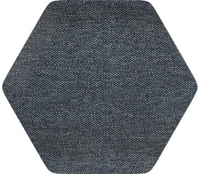 Čalúnený nástenný panel Soft Luna 30 suchý zips 30x26 cm džínsovo modrý