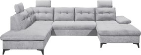 XXXLutz SEDACIA SÚPRAVA, textil, svetlosivá MID.YOU - Sedačky - 002220053711