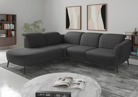 XXXLutz ROHOVÁ SEDAČKA, textil, tmavosivá Sit & More - Sedačky - 00014401851T