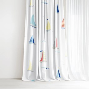 Goldea bavlnený záves - plachetnice 240x150 cm