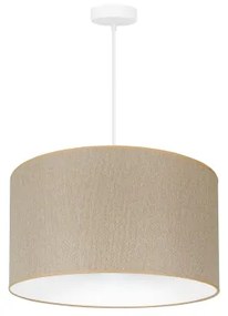 Duolla - Luster na lanku ROLLER ECO RECYCLING 1xE27/15W/230V pr. 45 cm krémová