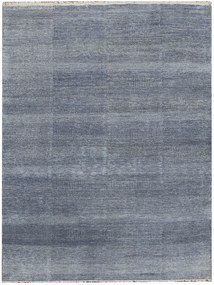 Diamond Carpets India, Ručne viazaný kusový koberec Diamond DC-MCN Denim blue / silver, 180x275, modrá, chodba / predsieň