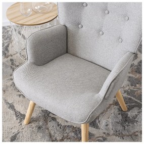 PROXIMA.store - Moderné kreslo LOZANO 2 FARBA: sivá