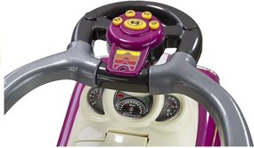 LEAN CARS Push Ride s vodiacim kupé fialová