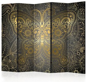 Artgeist Paraván - Golden Butterfly II [Room Dividers]