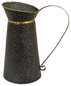 Čierny kovový dekoračný džbán Valentino - 40*23*47 cm