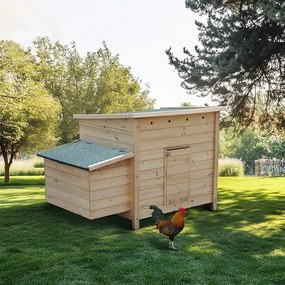 Kurník Avenberg RUFUS 123 x 70 x 81 cm hnedý