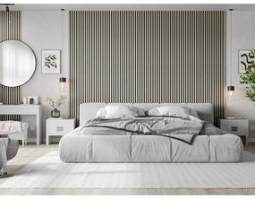 Mexen Lam-B, stenové lamely 275 × 31,5 cm, HDF doska 4 mm, ľan sivý, S100-275317-2812-068