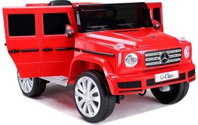LEAN CARS Mercedes G500 batérie auto červená