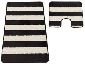 Sada kúpeľňových koberčekov Montana Said XL Black