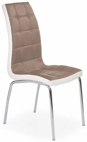 Halmar Jedálenská stolička K186 - Jídelní židle K186, černo-bílá