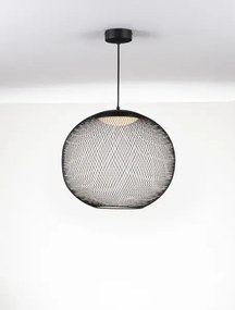 LED čierne dizajnové svietidlo Kinetic 50