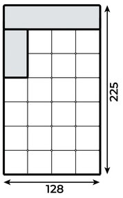 PROXIMA.store - Leňoška III hlboká UMBRIA TYP ROHU: Ľavý, SKUPINA LÁTOK: Skupina 2