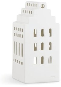 Biely keramický svietnik Kähler Design Urbania Lighthouse Manor