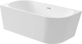 Deante Silia, voľne stojaca rohová vaňa 170x80 cm, ľavá, biela lesklá, DEA-KDS_017L