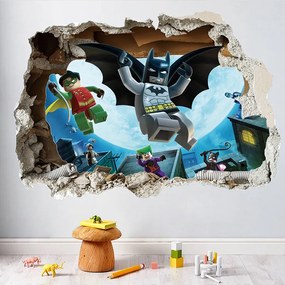 Veselá Stena Samolepka na stenu na stenu Lego Batman