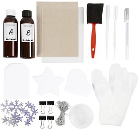 Kreatívna sada Kyanotypia darčekovej visačky