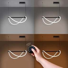 Závesné LED svietidlo Galakse 84, 1x LED 16w, 2700-6500k, b