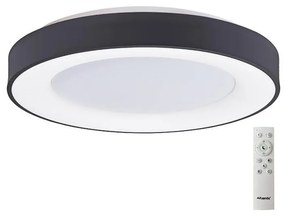 Azzardo AZ4995 - LED Stmievateľné stropné svietidlo SANTANA LED/80W/230V čierna +DO