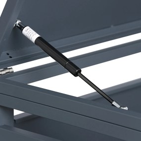 Prístrešok na popolnicu 240 l, 1160 x 695 x 800 mm, dekor dreva