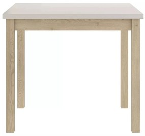 Jedálenský stôl Adam 80 cm kašmír/dub cremona torro