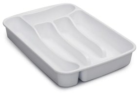 STEFANPLAST Príborník, 5 priehradok, biely