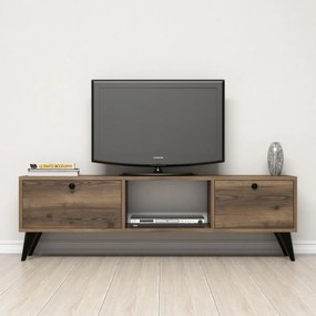 TV stolek SERENAT 138 cm černý/ořech