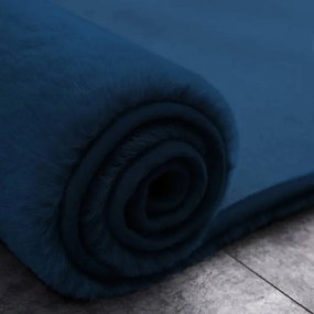 Protišmykový koberec RABBIT granátový kruh