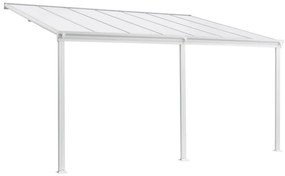 InternetovaZahrada - Furnigo Hliníková pergola Borneo 4x3 m - biela
