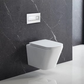 Mereo Mereo, WC závesné kapotované, RIMLESS, 490x340x350, keramické, vr. sedátka, MER-VSD83S