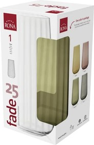 SKLENENÁ VÁZA RONA DECO FADE EMERALD 25CM