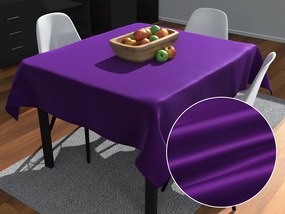 Biante Saténový štvorcový obrus polyesterový Satén LUX-044 Žiarivo fialový 120x120 cm