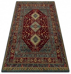 Luxusný kusový koberec akryl Kazak bordo 200x300cm
