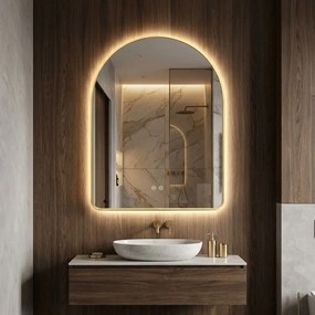 Rea Rea, Zrkadlo LED 80x60cm CAMLOT, HOM-01518