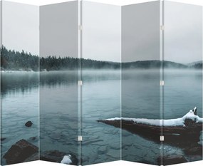 Paraván - Ľadové severské jazero (210x170 cm)