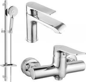 Mexen Pecos DQ40 sprchový set, chróm - 72704DQ40-00