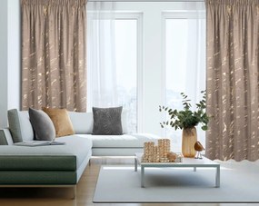 ZATEMŇOVACÍ ZÁVES NA PÁSKE MOLLY 140X270 CM VZOROVANÁ