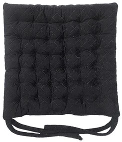 Poduška na stoličku SSE Morrocco 66 40x40 cm čierna