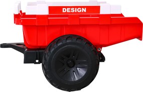 Ramiz Traktor s prívesom 720-T červený
