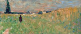 Obraz - Georges Seurat, A Summer Landscape, reprodukcia (120x50 cm)
