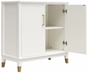 Biela skrinka 84x84 cm Westerleigh – CosmoLiving by Cosmopolitan