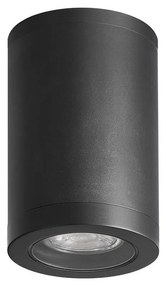 Luxera 48325 - Vonkajšie stropné svietidlo MOPTI 1xGU10/7W/230V IP54 čierna