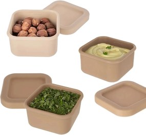 Orion Sada 3ks silikónových mini krabičiek s vekom, 3 x 0,16 L