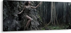 Obraz - Lesná víla (120x50 cm)