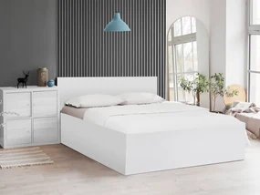 Posteľ SOFIA 90 x 200 cm, biela Rošt: S lamelovým roštom, Matrac: Matrac Somnia 18 cm