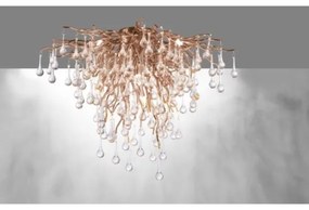 Paul Neuhaus 8091-11 - Prisadený luster ICICLE 9xG9/40W/230V pr. 50 cm mosadz