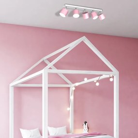 Bodové svietidlo DIXIE 5xGX53/11W/230V ružová