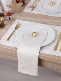 Lurexová Vianočná servítka Hviezdna noc - 40 × 40 cm