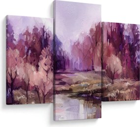 Obraz - Jesenná krajinomaľba (90x60 cm)