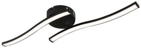 Globo 67178S - LED Prisadený luster TYLER LED/12W/230V čierna